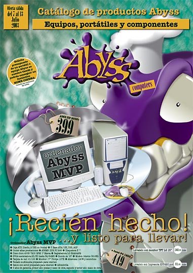 Publicidad Abyss Computers